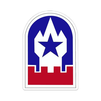 Engineer Command Europe (U.S. Army) STICKER Vinyl Kiss-Cut Decal 6 Inch White - The Sticker Space