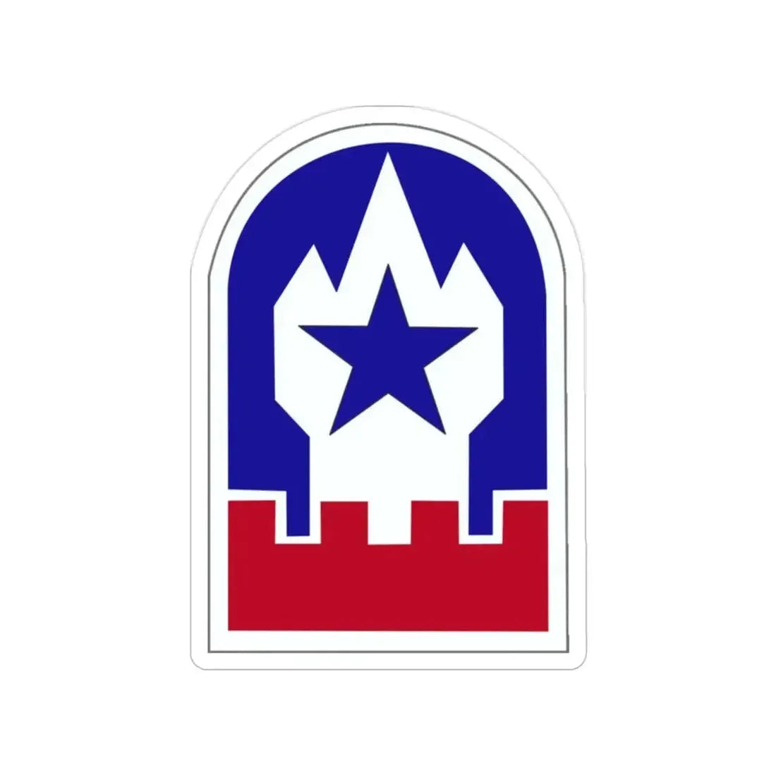 Engineer Command Europe (U.S. Army) Transparent STICKER Die-Cut Vinyl Decal 2 Inch - The Sticker Space