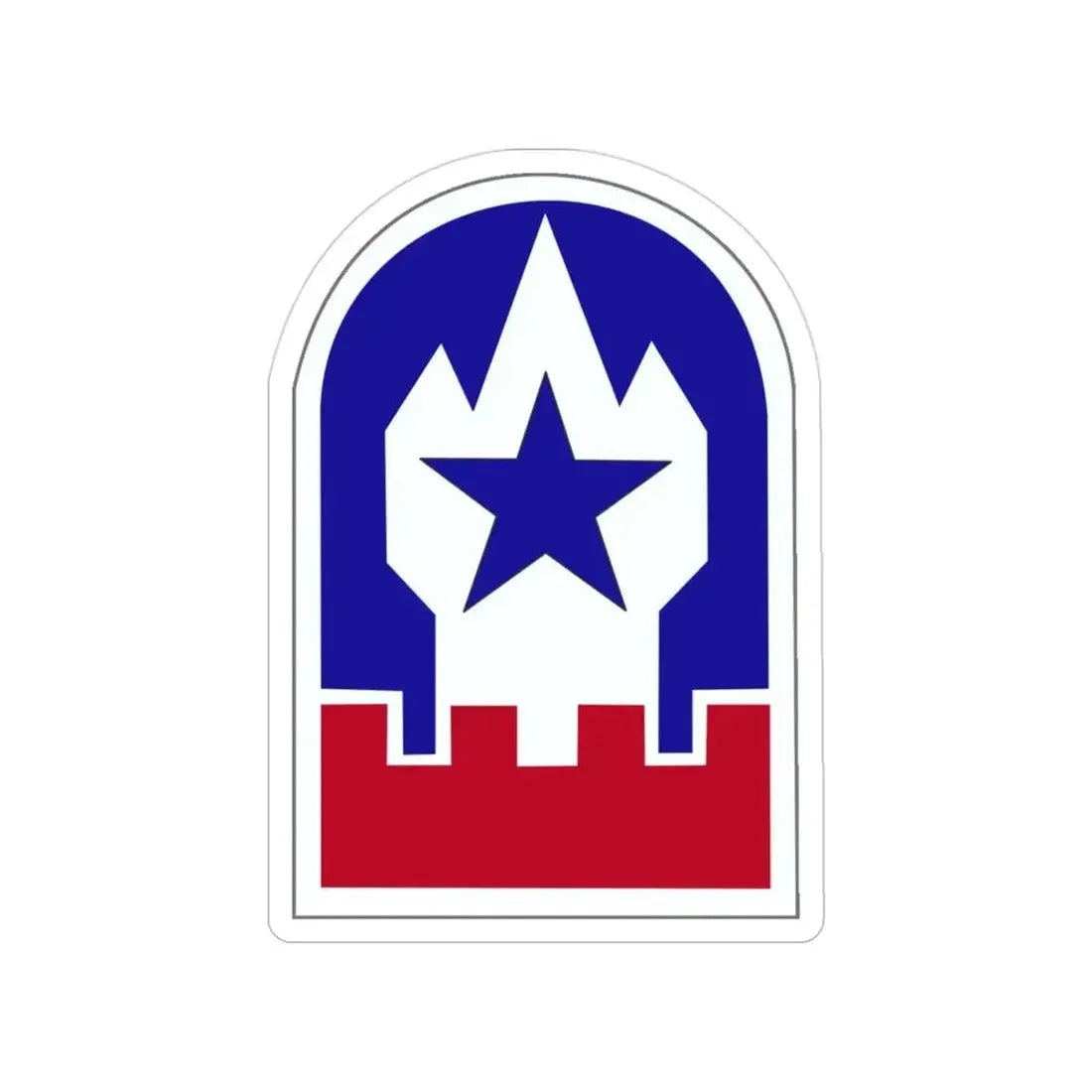 Engineer Command Europe (U.S. Army) Transparent STICKER Die-Cut Vinyl Decal 3 Inch - The Sticker Space