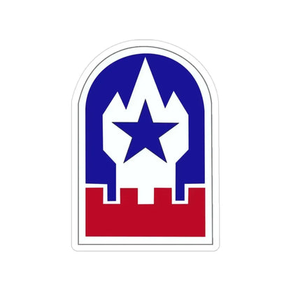 Engineer Command Europe (U.S. Army) Transparent STICKER Die-Cut Vinyl Decal 3 Inch - The Sticker Space