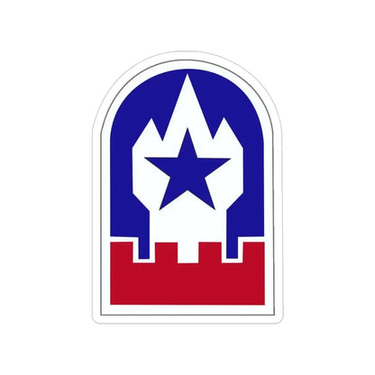 Engineer Command Europe (U.S. Army) Transparent STICKER Die-Cut Vinyl Decal 4 Inch - The Sticker Space