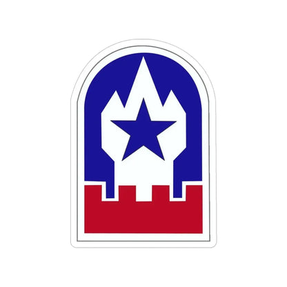 Engineer Command Europe (U.S. Army) Transparent STICKER Die-Cut Vinyl Decal 5 Inch - The Sticker Space