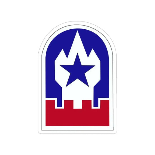 Engineer Command Europe (U.S. Army) Transparent STICKER Die-Cut Vinyl Decal 6 Inch - The Sticker Space