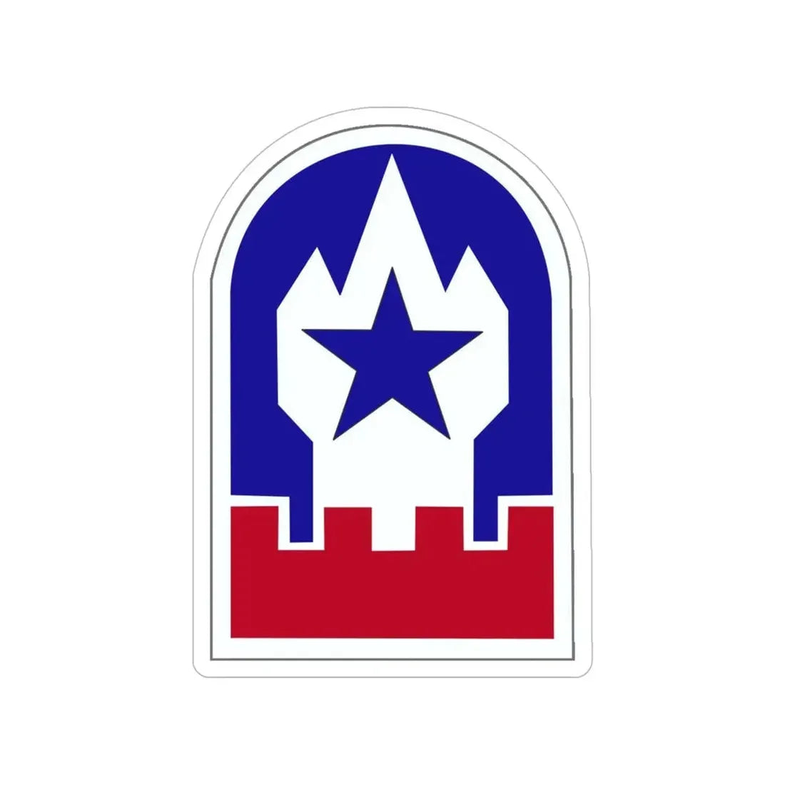 Engineer Command Europe (U.S. Army) Transparent STICKER Die-Cut Vinyl Decal 6 Inch - The Sticker Space