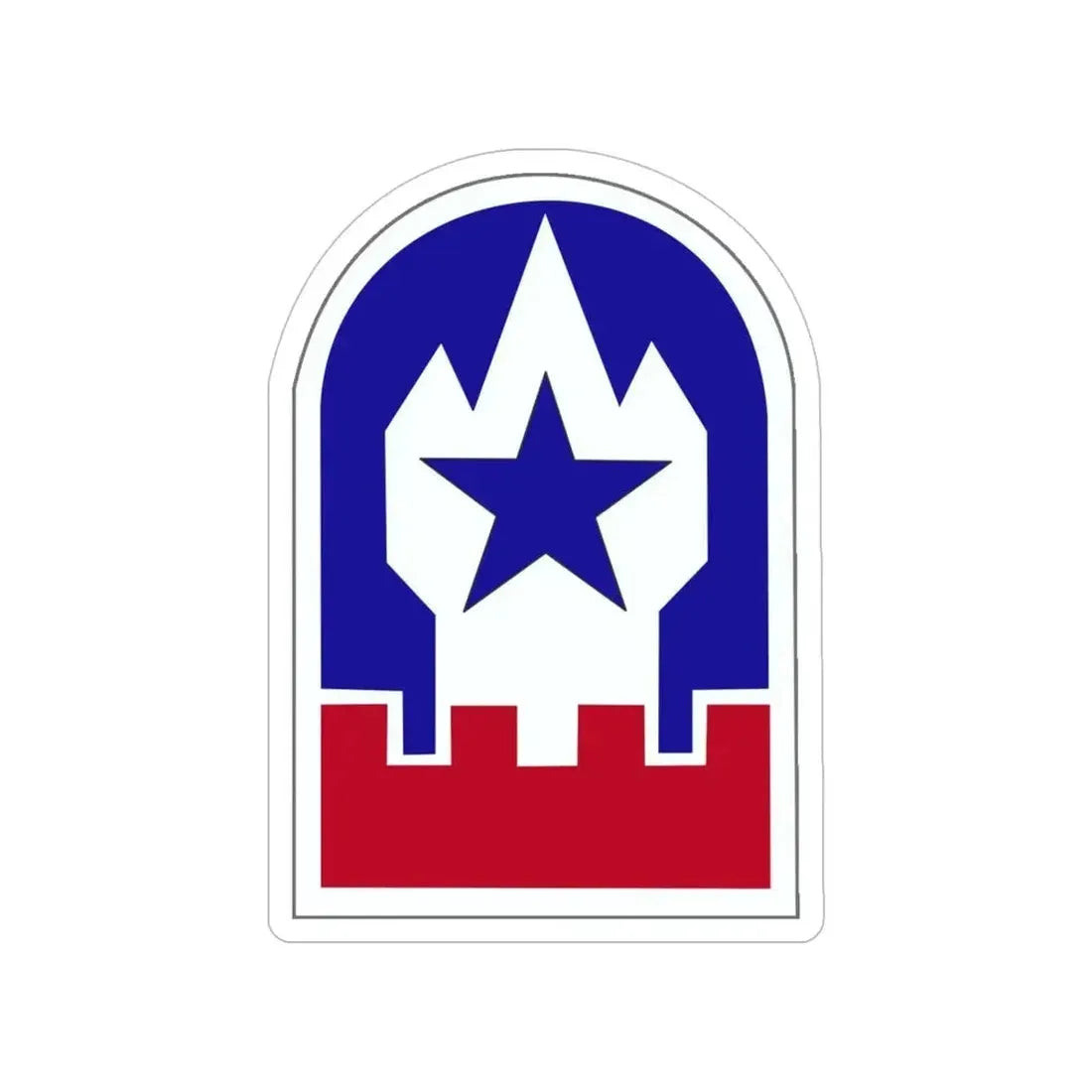 Engineer Command Europe (U.S. Army) Transparent STICKER Die-Cut Vinyl Decal - The Sticker Space