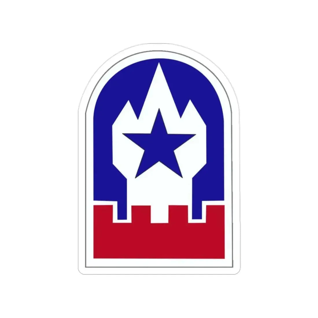 Engineer Command Europe (U.S. Army) Transparent STICKER Die-Cut Vinyl Decal - The Sticker Space