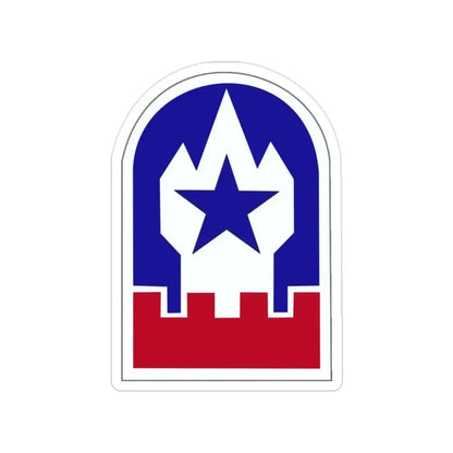 Engineer Command Europe (U.S. Army) Transparent STICKER Die-Cut Vinyl Decal - The Sticker Space