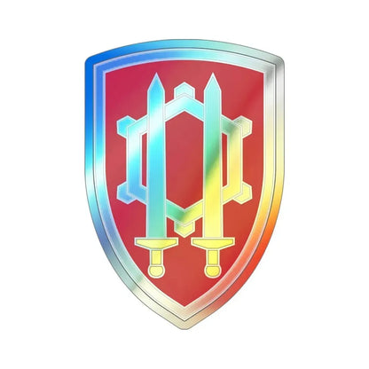 Engineer Command Vietnam 2 (U.S. Army) Holographic STICKER Die-Cut Vinyl Decal 5 Inch Holographic - The Sticker Space