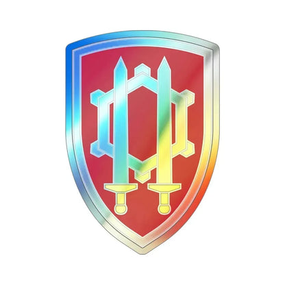 Engineer Command Vietnam 2 (U.S. Army) Holographic STICKER Die-Cut Vinyl Decal 6 Inch Holographic - The Sticker Space