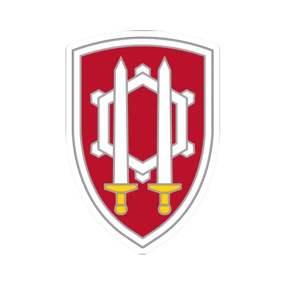 Engineer Command Vietnam 2 (U.S. Army) STICKER Vinyl Kiss-Cut Decal 2 Inch White - The Sticker Space