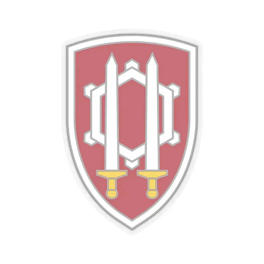 Engineer Command Vietnam 2 (U.S. Army) STICKER Vinyl Kiss-Cut Decal 3 Inch Transparent - The Sticker Space