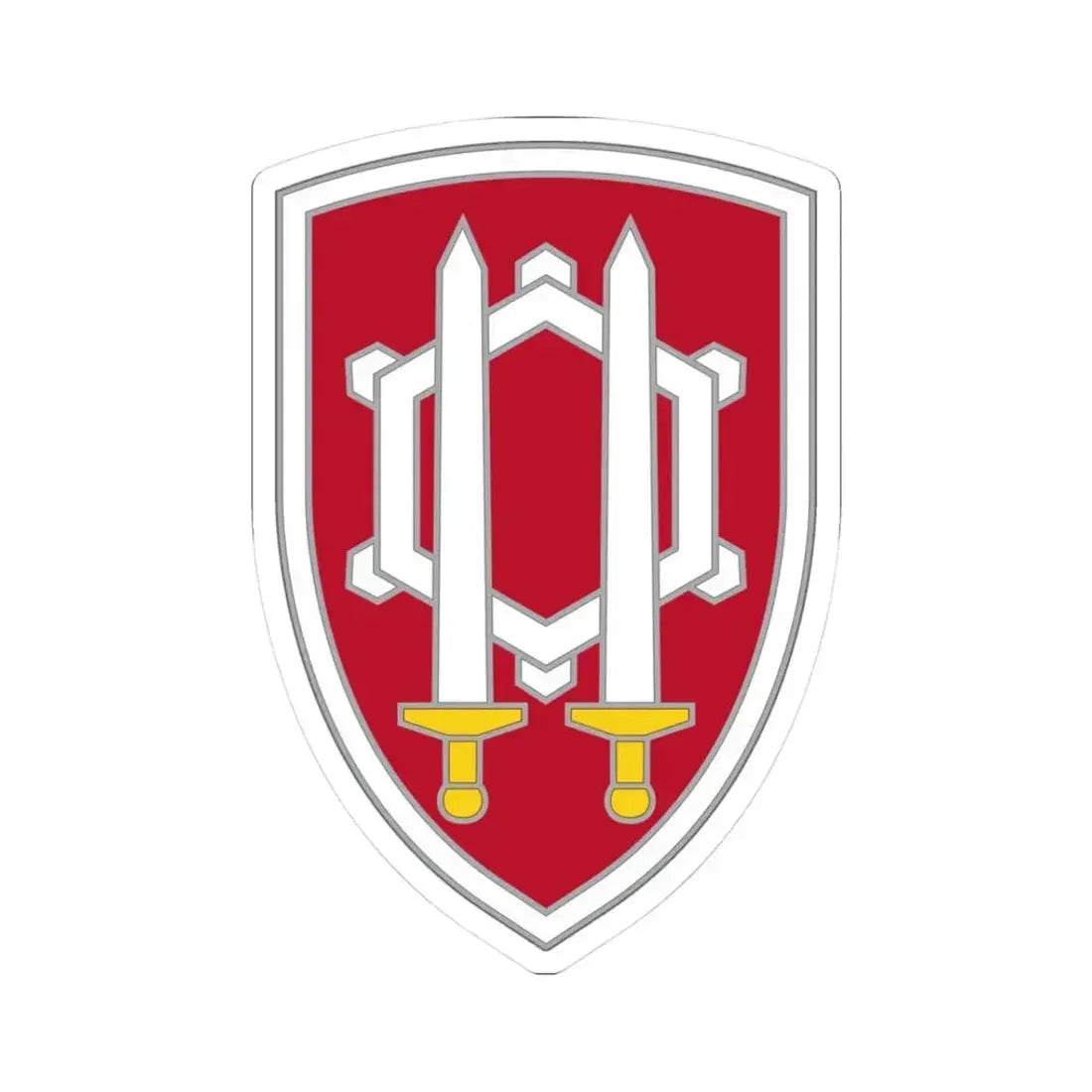 Engineer Command Vietnam 2 (U.S. Army) STICKER Vinyl Kiss-Cut Decal 3 Inch White - The Sticker Space