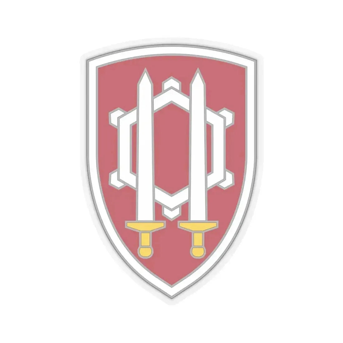 Engineer Command Vietnam 2 (U.S. Army) STICKER Vinyl Kiss-Cut Decal 4 Inch Transparent - The Sticker Space