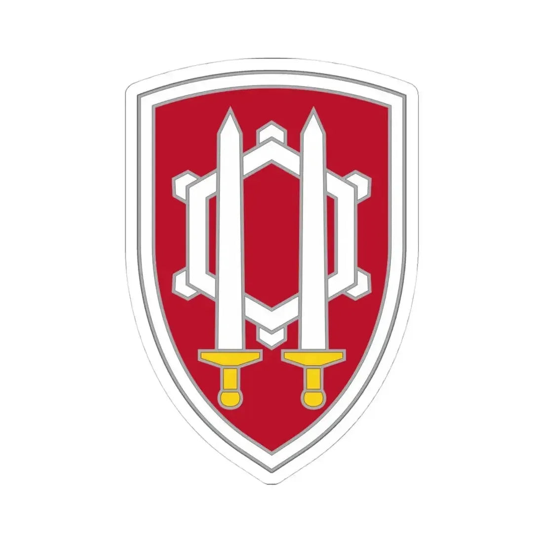 Engineer Command Vietnam 2 (U.S. Army) STICKER Vinyl Kiss-Cut Decal 4 Inch White - The Sticker Space