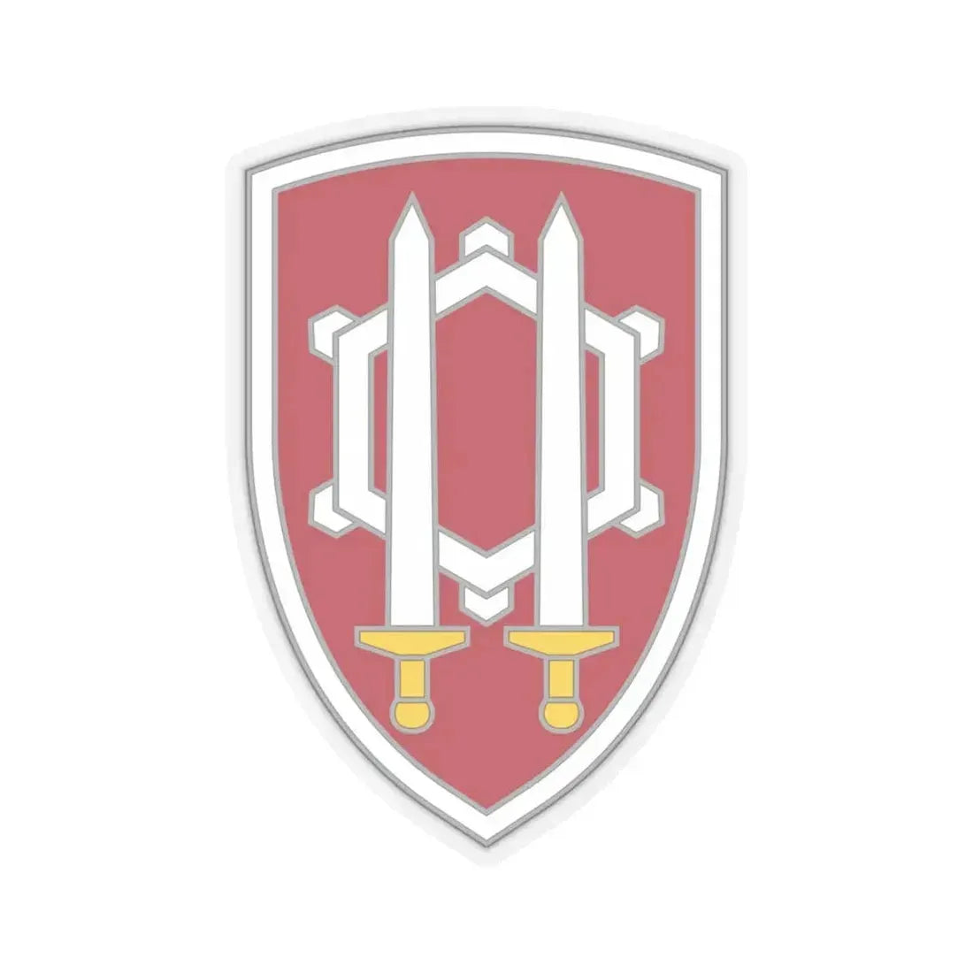 Engineer Command Vietnam 2 (U.S. Army) STICKER Vinyl Kiss-Cut Decal 6 Inch Transparent - The Sticker Space