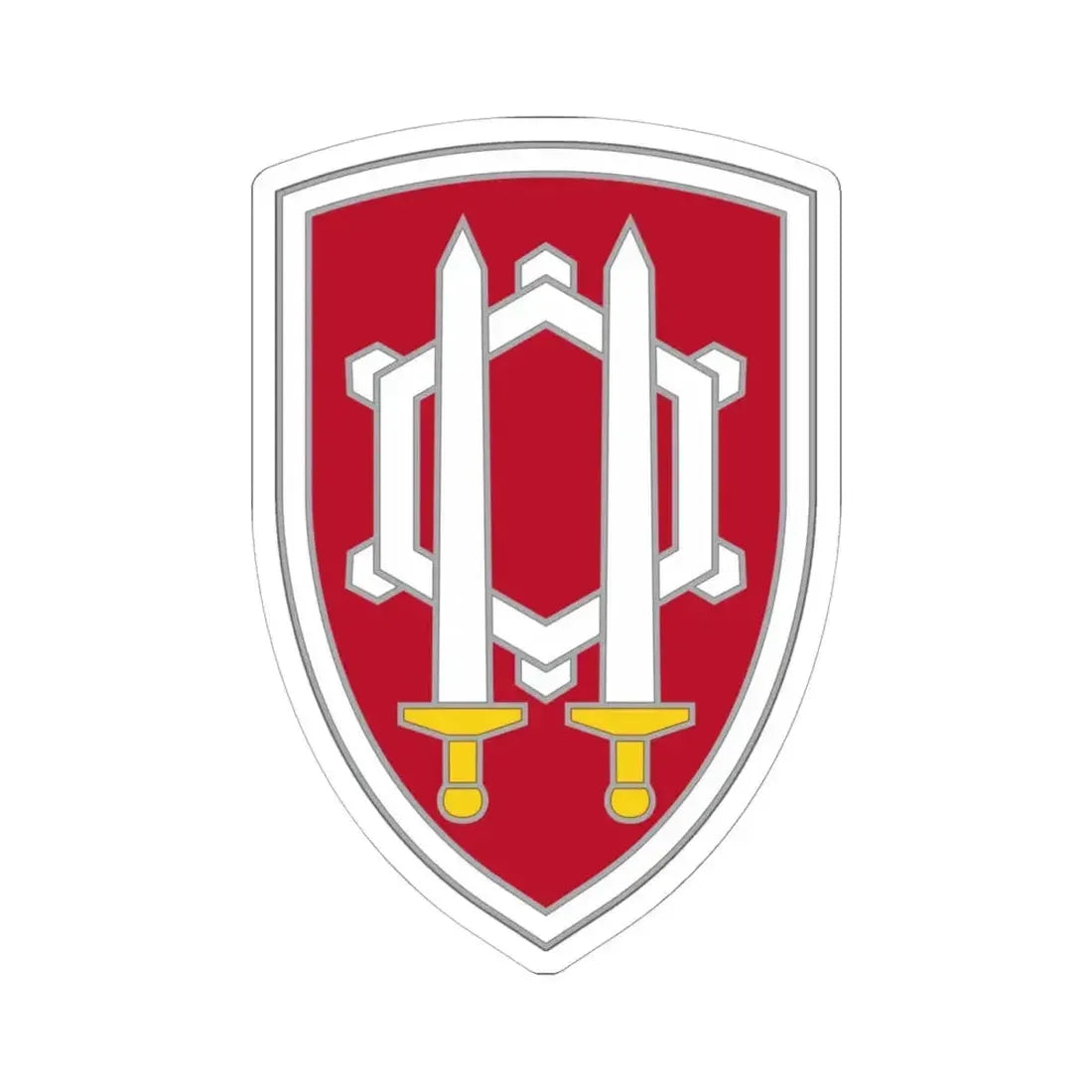 Engineer Command Vietnam 2 (U.S. Army) STICKER Vinyl Kiss-Cut Decal 6 Inch White - The Sticker Space