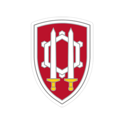 Engineer Command Vietnam 2 (U.S. Army) Transparent STICKER Die-Cut Vinyl Decal 2 Inch - The Sticker Space