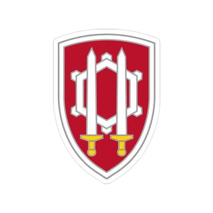 Engineer Command Vietnam 2 (U.S. Army) Transparent STICKER Die-Cut Vinyl Decal 2 Inch - The Sticker Space