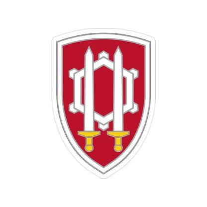 Engineer Command Vietnam 2 (U.S. Army) Transparent STICKER Die-Cut Vinyl Decal 2 Inch - The Sticker Space