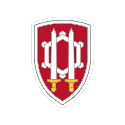 Engineer Command Vietnam 2 (U.S. Army) Transparent STICKER Die-Cut Vinyl Decal 3 Inch - The Sticker Space