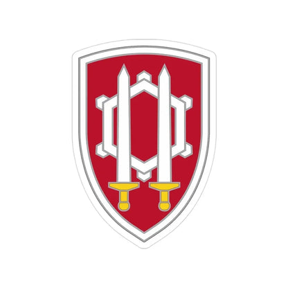 Engineer Command Vietnam 2 (U.S. Army) Transparent STICKER Die-Cut Vinyl Decal 3 Inch - The Sticker Space