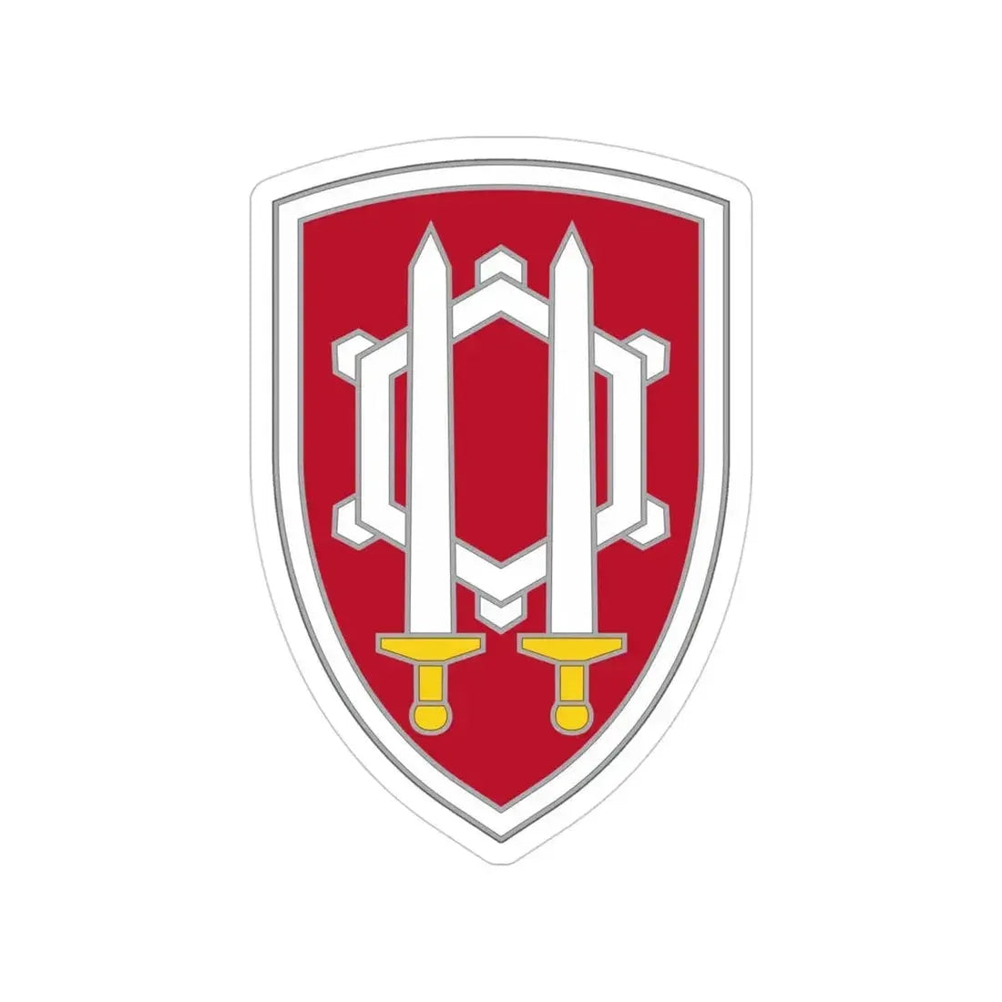 Engineer Command Vietnam 2 (U.S. Army) Transparent STICKER Die-Cut Vinyl Decal 4 Inch - The Sticker Space