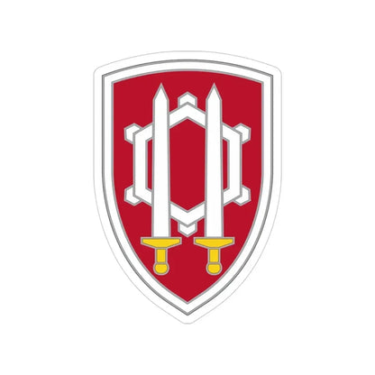 Engineer Command Vietnam 2 (U.S. Army) Transparent STICKER Die-Cut Vinyl Decal 4 Inch - The Sticker Space