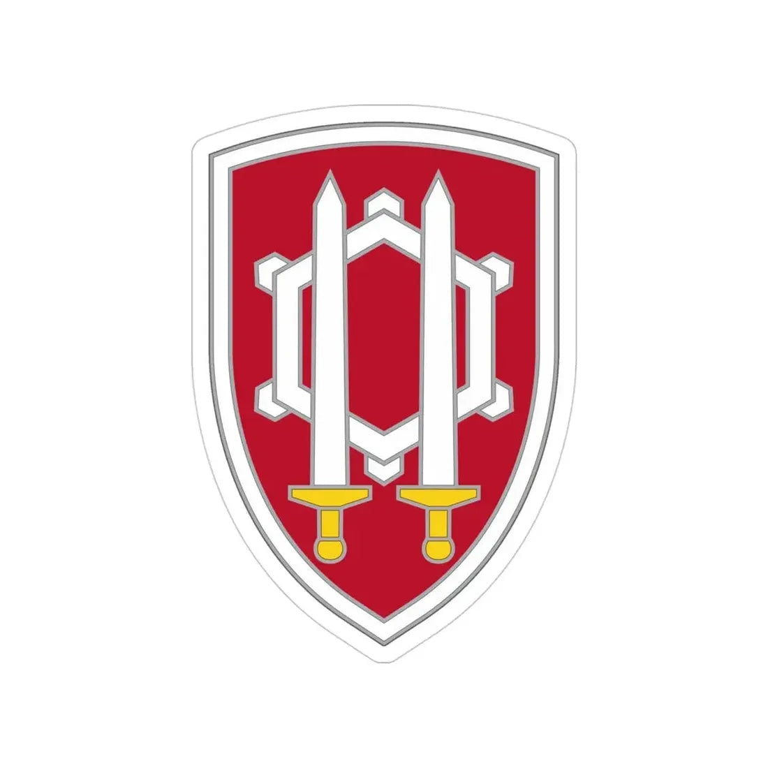 Engineer Command Vietnam 2 (U.S. Army) Transparent STICKER Die-Cut Vinyl Decal 4 Inch - The Sticker Space