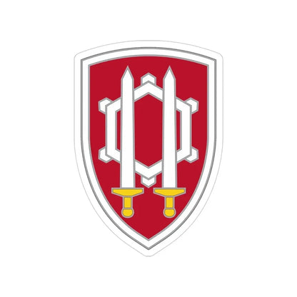 Engineer Command Vietnam 2 (U.S. Army) Transparent STICKER Die-Cut Vinyl Decal 4 Inch - The Sticker Space