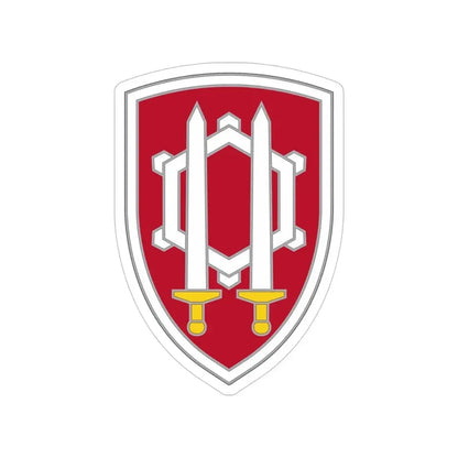 Engineer Command Vietnam 2 (U.S. Army) Transparent STICKER Die-Cut Vinyl Decal 5 Inch - The Sticker Space