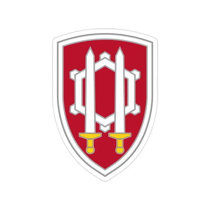 Engineer Command Vietnam 2 (U.S. Army) Transparent STICKER Die-Cut Vinyl Decal 5 Inch - The Sticker Space