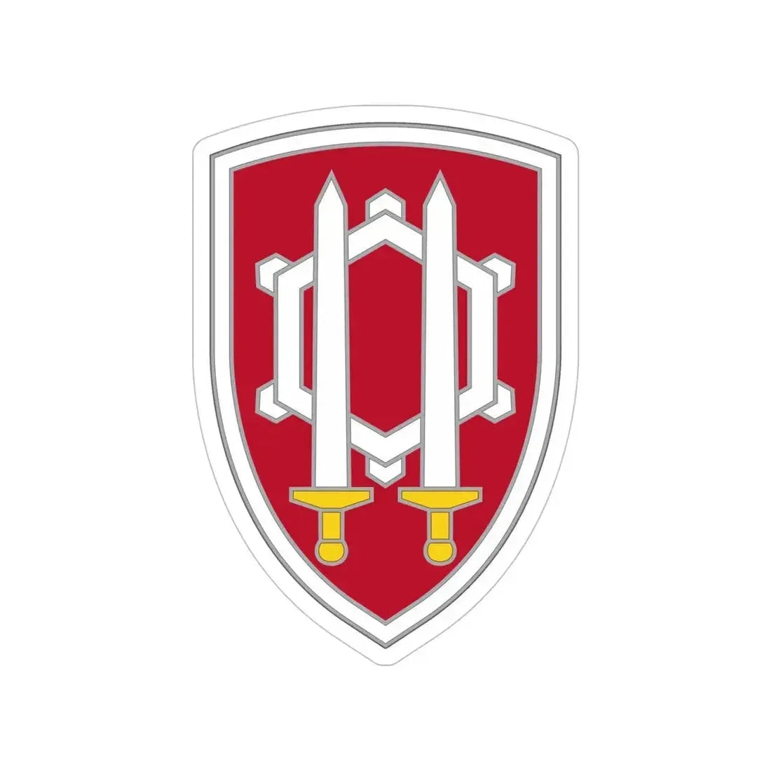 Engineer Command Vietnam 2 (U.S. Army) Transparent STICKER Die-Cut Vinyl Decal 6 Inch - The Sticker Space