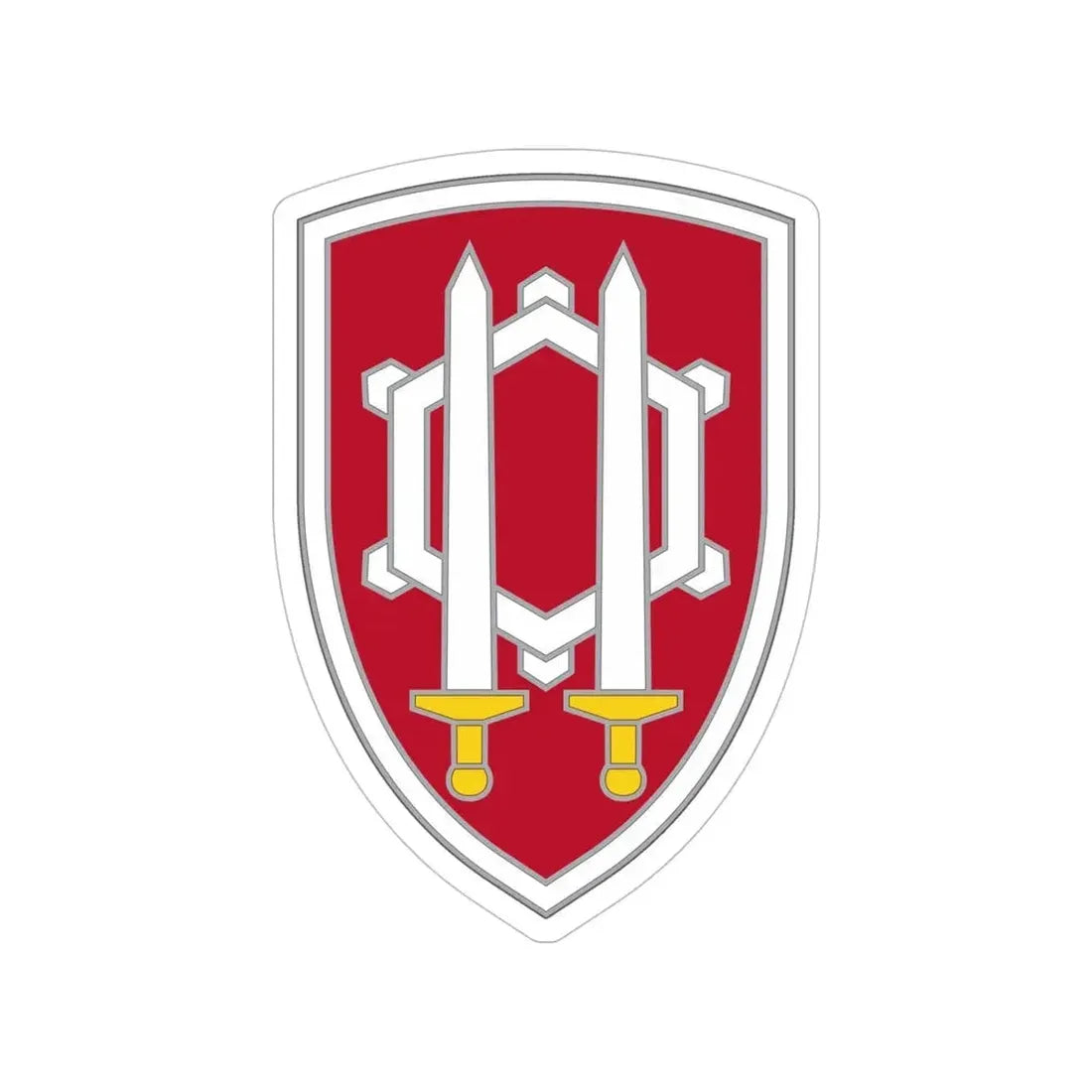 Engineer Command Vietnam 2 (U.S. Army) Transparent STICKER Die-Cut Vinyl Decal 6 Inch - The Sticker Space