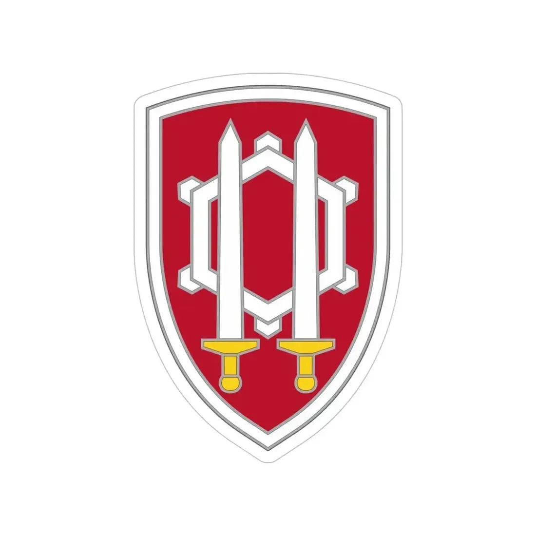 Engineer Command Vietnam 2 (U.S. Army) Transparent STICKER Die-Cut Vinyl Decal - The Sticker Space