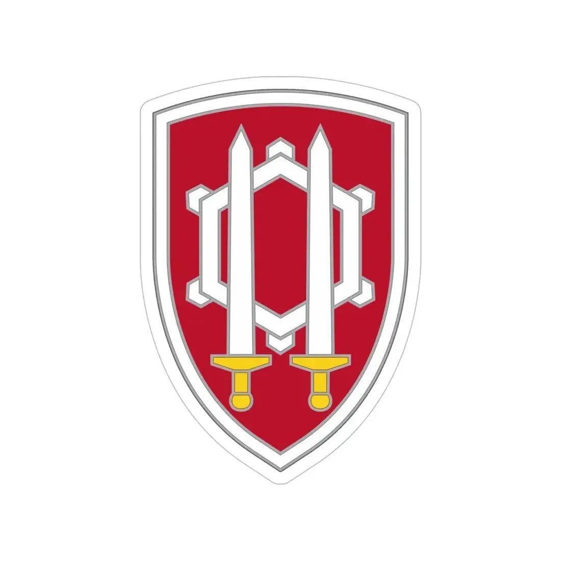 Engineer Command Vietnam 2 (U.S. Army) Transparent STICKER Die-Cut Vinyl Decal - The Sticker Space