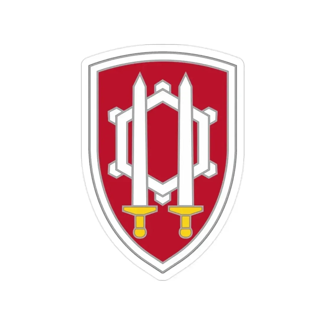 Engineer Command Vietnam 2 (U.S. Army) Transparent STICKER Die-Cut Vinyl Decal - The Sticker Space