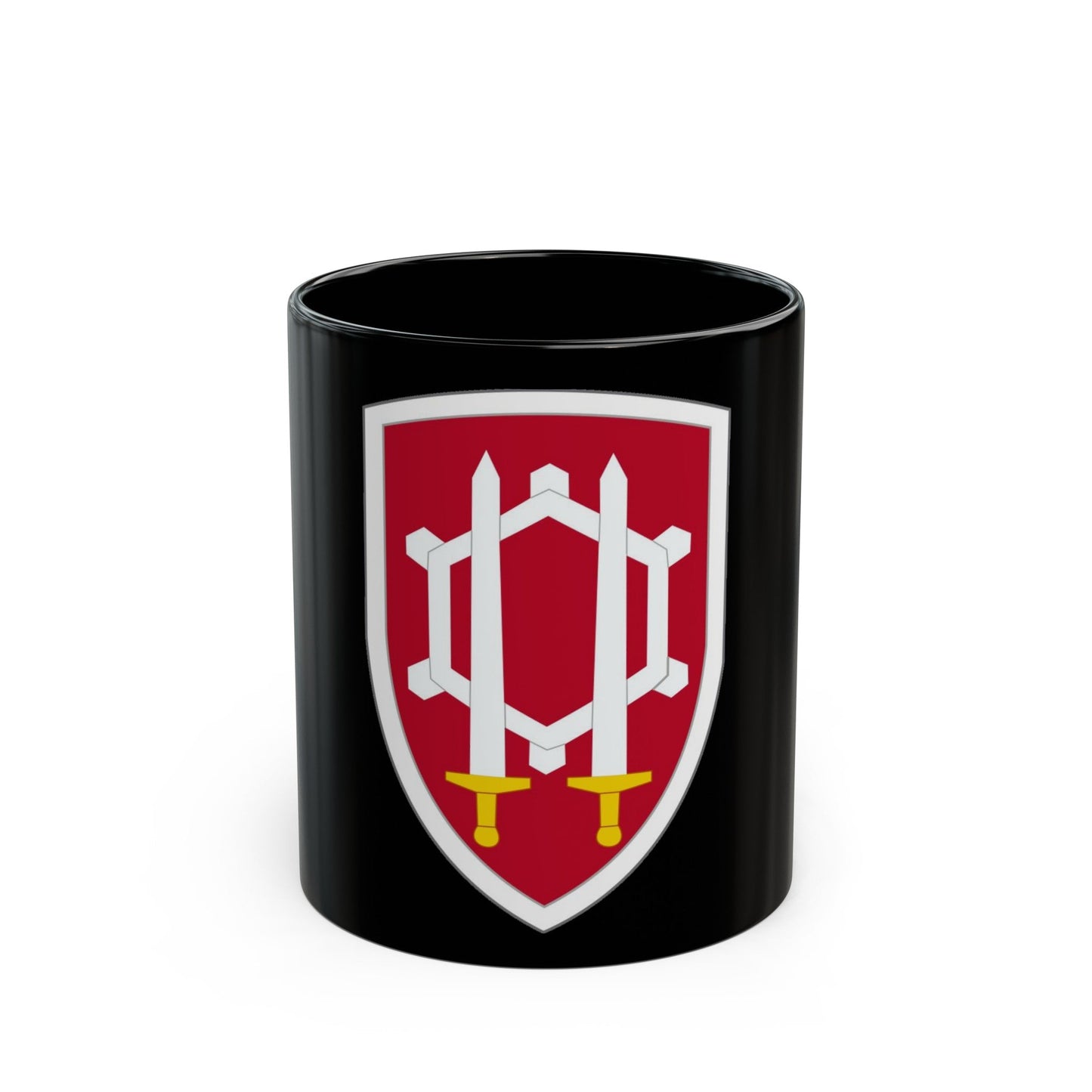 Engineer Command Vietnam (U.S. Army) Black Coffee Mug-11oz-The Sticker Space