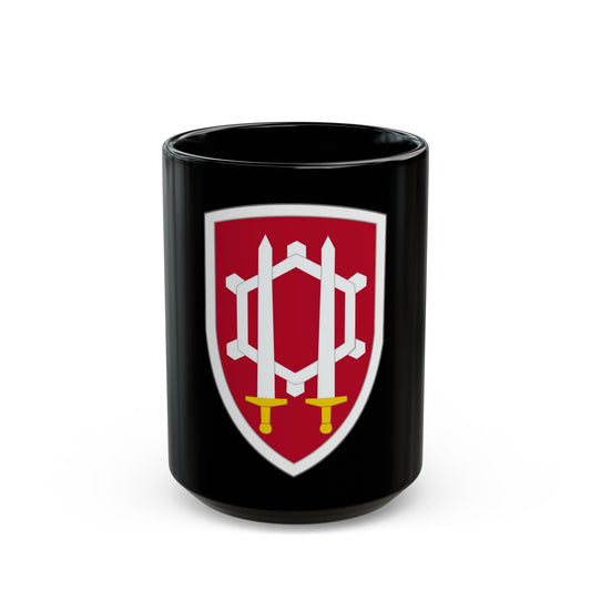 Engineer Command Vietnam (U.S. Army) Black Coffee Mug-15oz-The Sticker Space