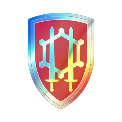 Engineer Command Vietnam (U.S. Army) Holographic STICKER Die-Cut Vinyl Decal 6 Inch Holographic - The Sticker Space