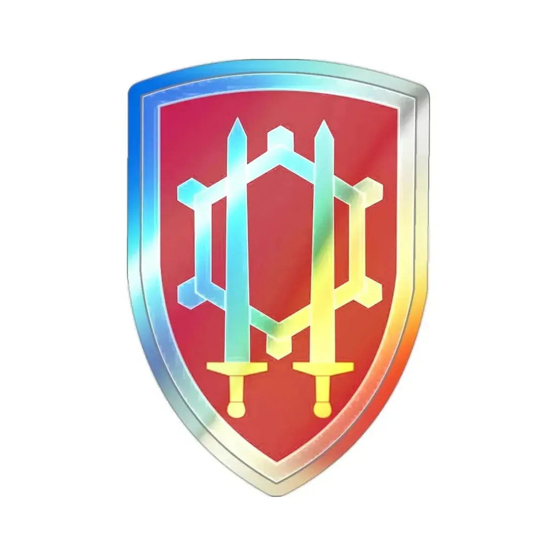 Engineer Command Vietnam (U.S. Army) Holographic STICKER Die-Cut Vinyl Decal - The Sticker Space