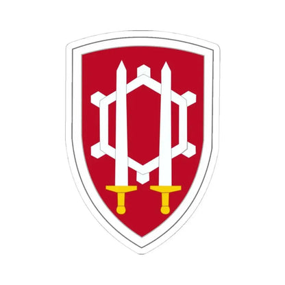 Engineer Command Vietnam (U.S. Army) STICKER Vinyl Kiss-Cut Decal 4 Inch White - The Sticker Space