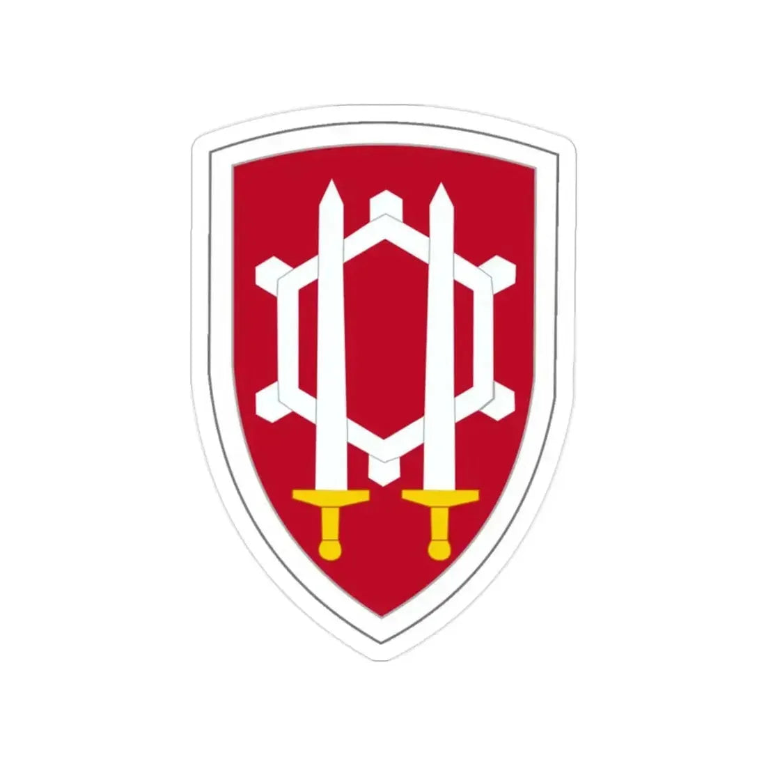 Engineer Command Vietnam (U.S. Army) Transparent STICKER Die-Cut Vinyl Decal 2 Inch - The Sticker Space