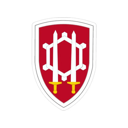 Engineer Command Vietnam (U.S. Army) Transparent STICKER Die-Cut Vinyl Decal 2 Inch - The Sticker Space