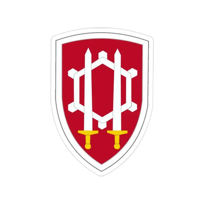 Engineer Command Vietnam (U.S. Army) Transparent STICKER Die-Cut Vinyl Decal 3 Inch - The Sticker Space