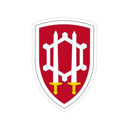 Engineer Command Vietnam (U.S. Army) Transparent STICKER Die-Cut Vinyl Decal 6 Inch - The Sticker Space
