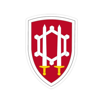 Engineer Command Vietnam (U.S. Army) Transparent STICKER Die-Cut Vinyl Decal - The Sticker Space
