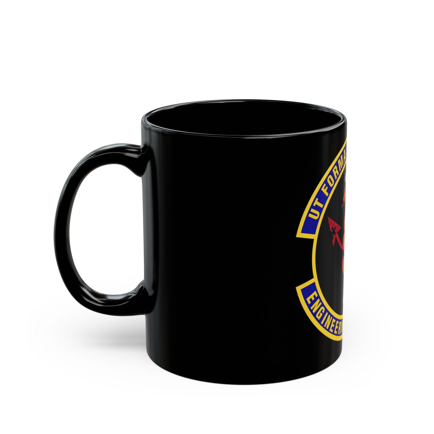 Engineering Analysis Squadron (U.S. Air Force) Black Coffee Mug-The Sticker Space