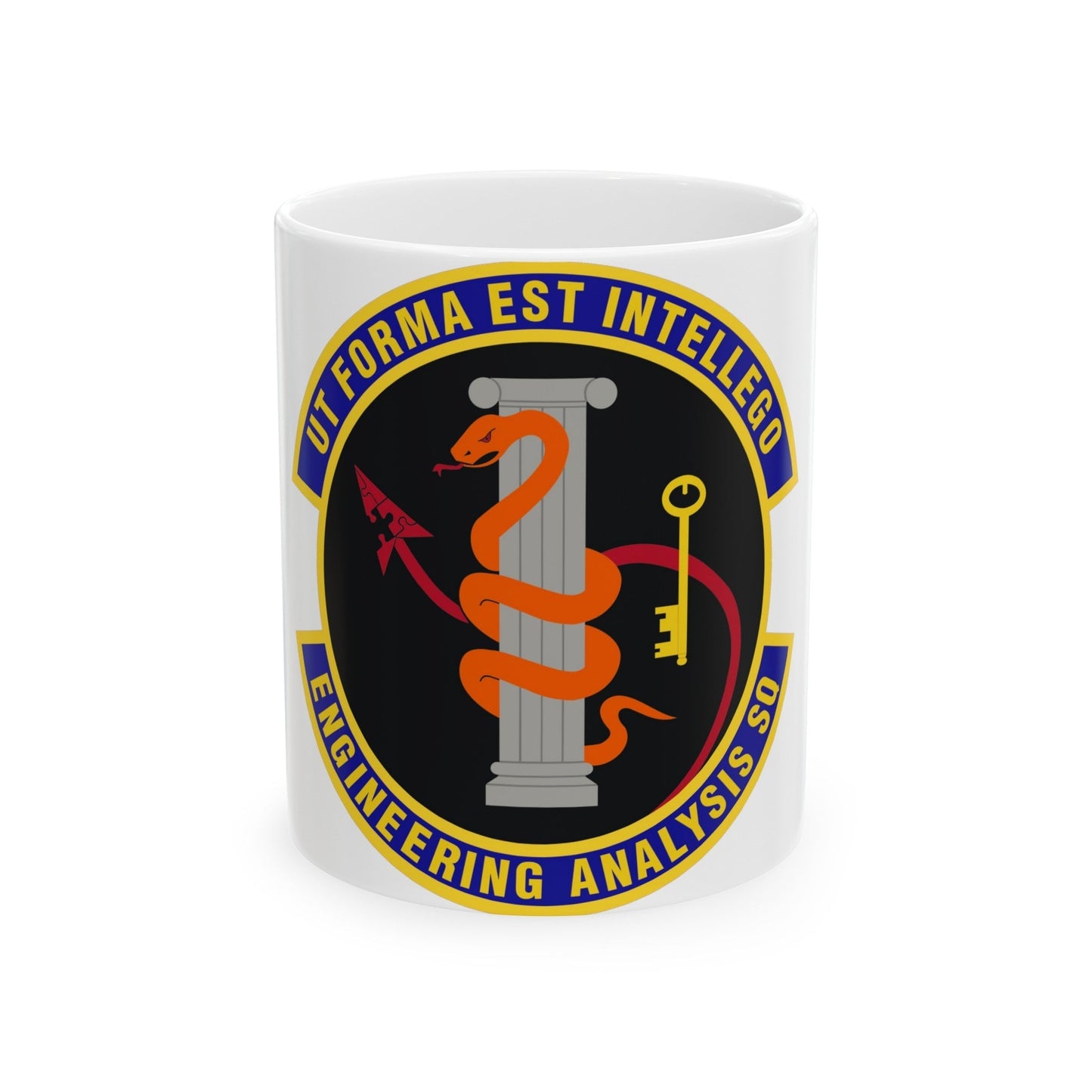 Engineering Analysis Squadron (U.S. Air Force) White Coffee Mug-11oz-The Sticker Space