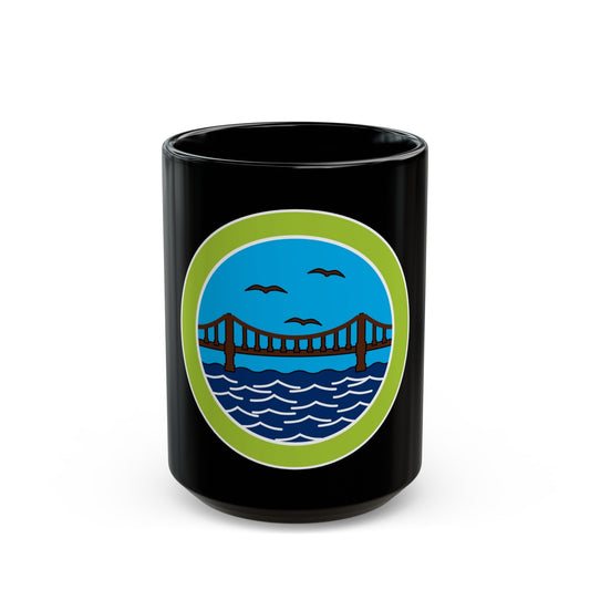 Engineering (Boy Scout Merit Badge) Black Coffee Mug-15oz-The Sticker Space