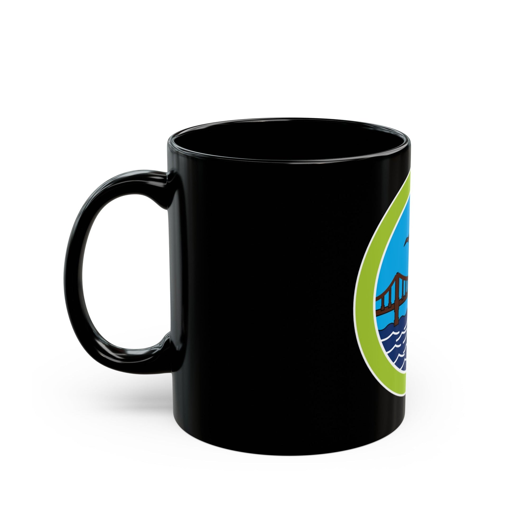 Engineering (Boy Scout Merit Badge) Black Coffee Mug-The Sticker Space